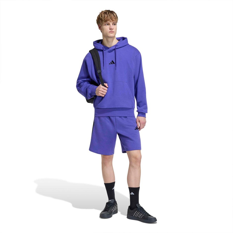 Ανδρικό Φούτερ Μωβ - adidas Sportswear Essentials Feelcozy Fleece