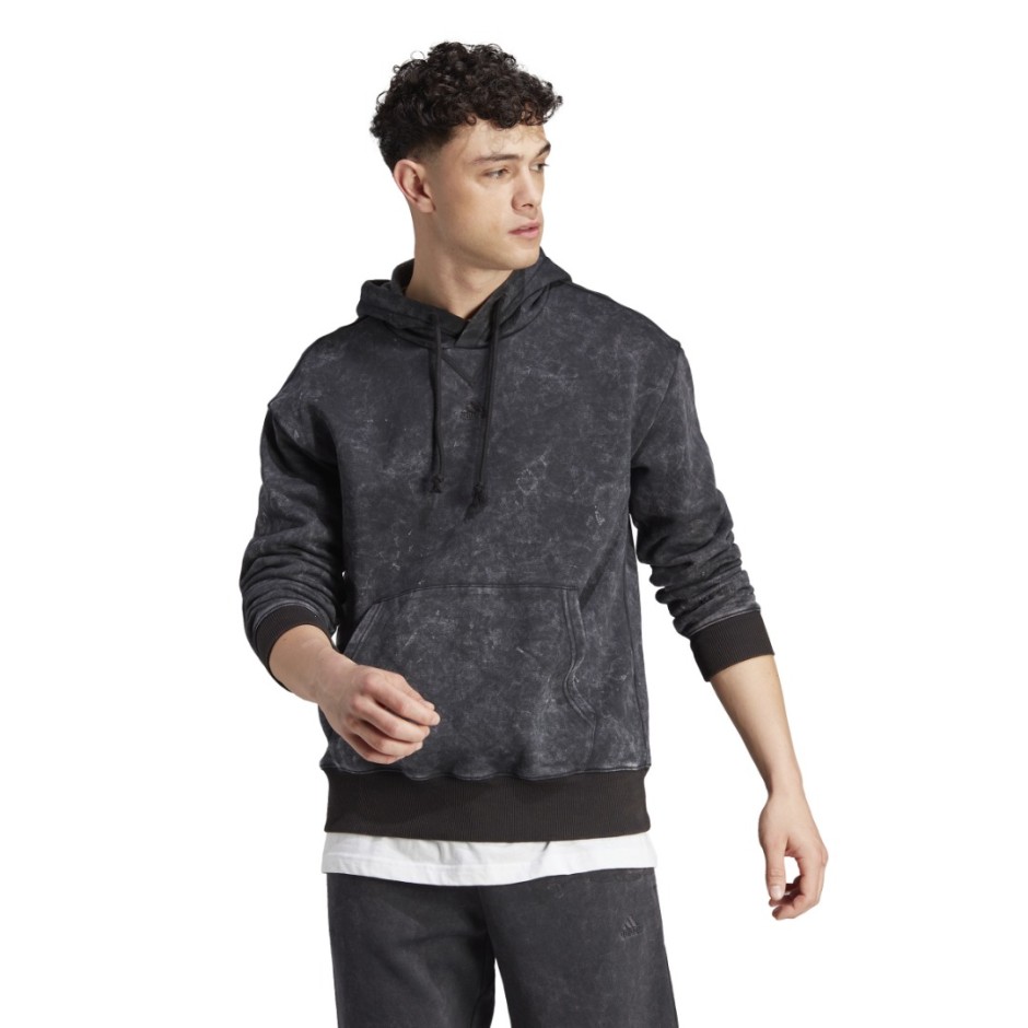 adidas Sportswear ALL SZN GARMENT-WASH HOODIE Μαύρο