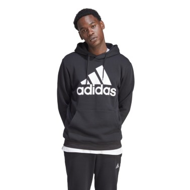 adidas Sportswear ESSENTIALS FLEECE BIG LOGO HOODIE Μαύρο