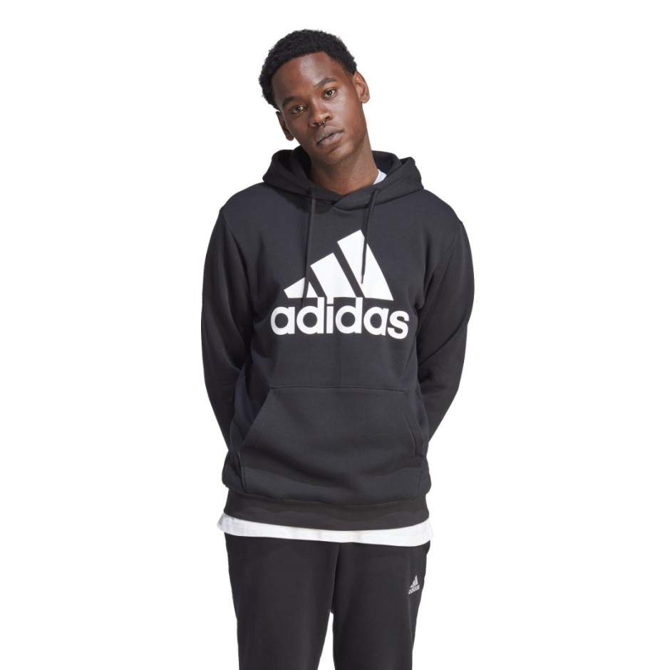 adidas Sportswear ESSENTIALS FLEECE BIG LOGO HOODIE Μαύρο