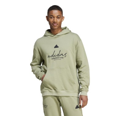 Ανδρικό Φούτερ Χακί - adidas Sportswear Brand Love French Terry