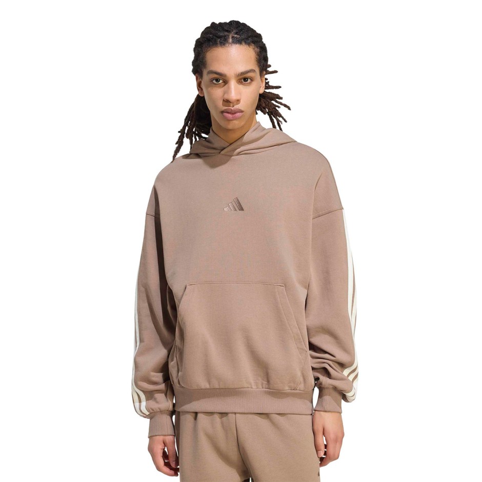 Ανδρικό Φούτερ Χακί - adidas Sportswear KIT 3-Stripes