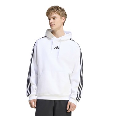 Ανδρικό Φούτερ Λευκό - adidas Sportswear Essentials 3-Stripes Fleece
