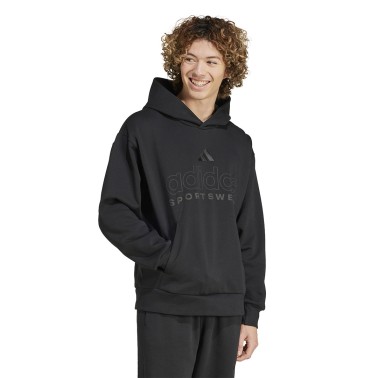 Ανδρικό Φούτερ Μαύρο - adidas Sportswear ALL SZN Fleece Graphic