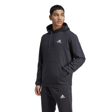 Ανδρικό Φούτερ Μαύρο - adidas Sportswear Essentials 