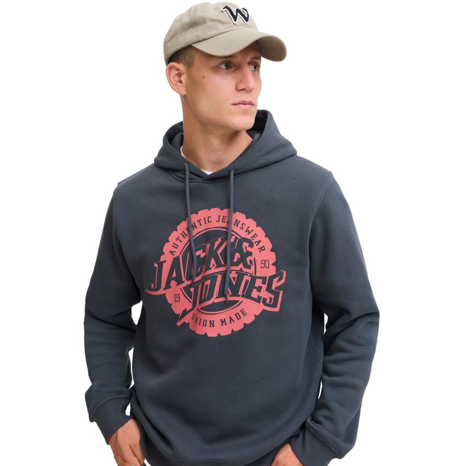 Ανδρικό Φούτερ Μαύρο - Jack & Jones Jprblubaron