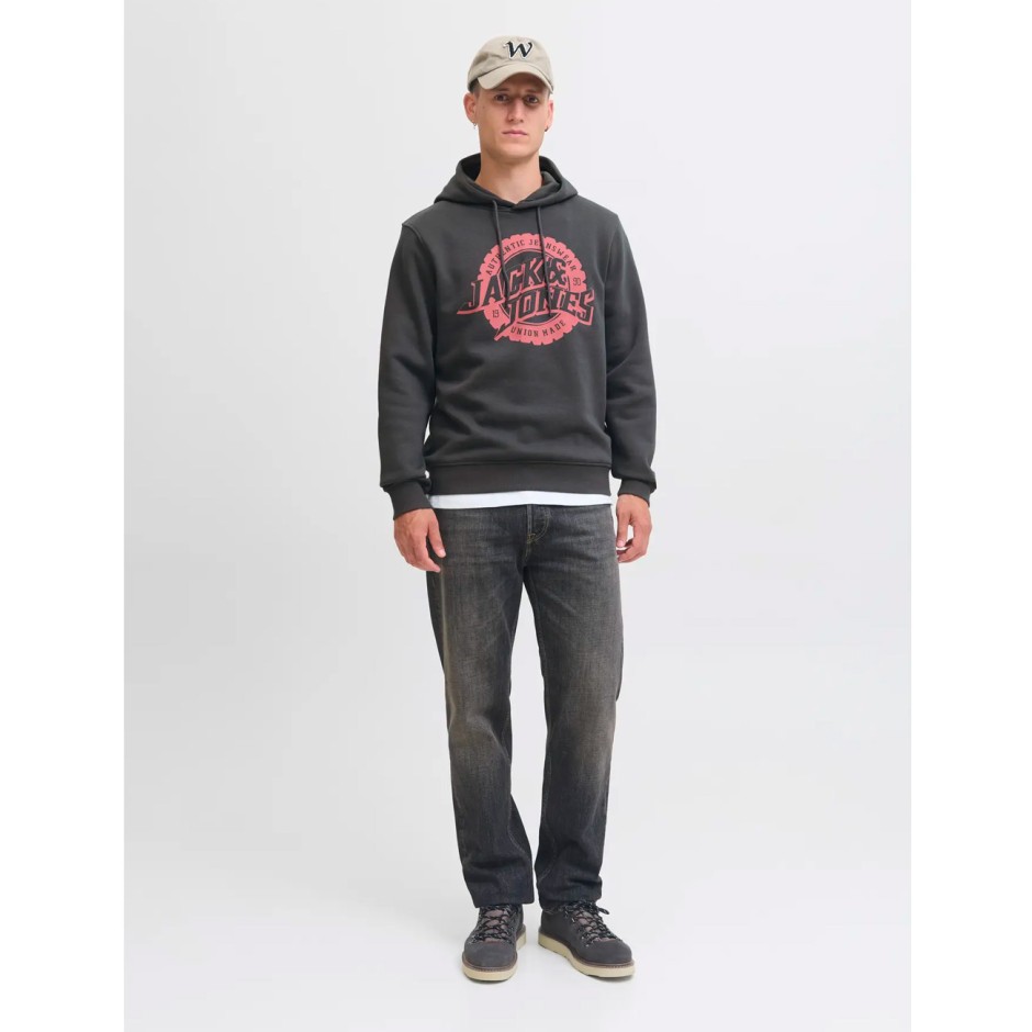 Ανδρικό Φούτερ Μαύρο - Jack & Jones Jprblubaron