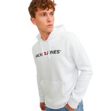 JACK & JONES JJECORP OLD LOGO SWEAT HOOD NOOS 12137054-3251233 White Image 1