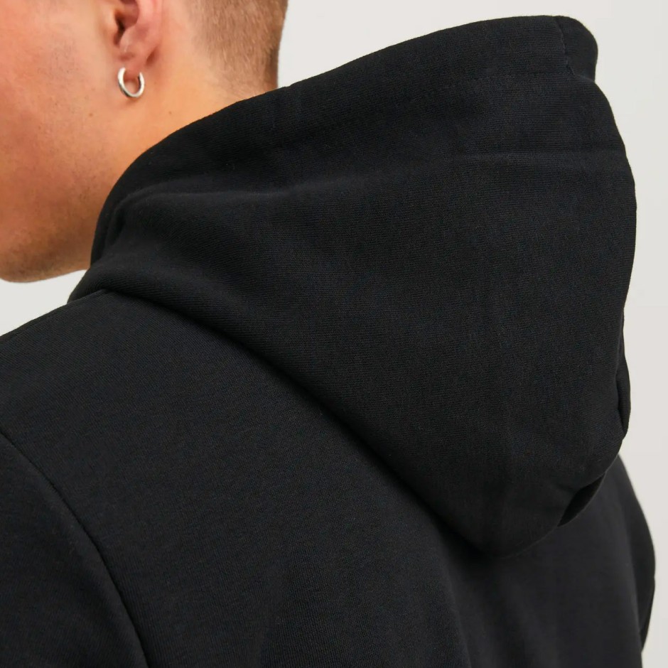 JACK & JONES JJECORP OLD LOGO SWEAT HOOD NOOS 12137054-2779027 Black