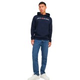 JACK & JONES JJECORP OLD LOGO SWEAT HOOD NOOS 12137054-2779033 Blue Image 2