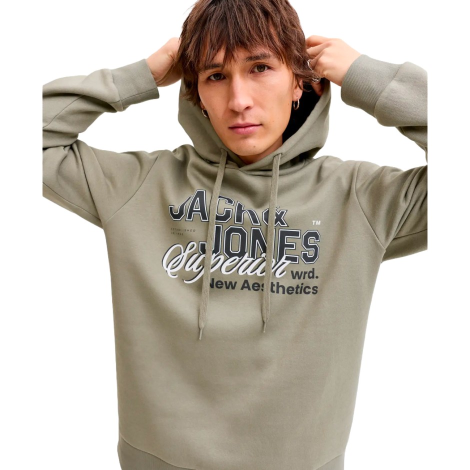 Ανδρικό Φούτερ Μπεζ - Jack & Jones JJelogo