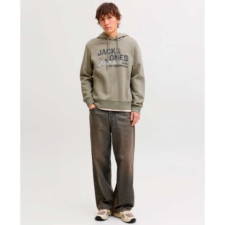 Ανδρικό Φούτερ Μπεζ - Jack & Jones JJelogo
