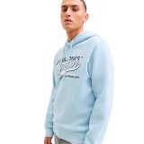 JACK & JONES JJELOGO SWEAT HOOD 2 COL 25/26 NOOS 12279649-4913960 Siel Image 0