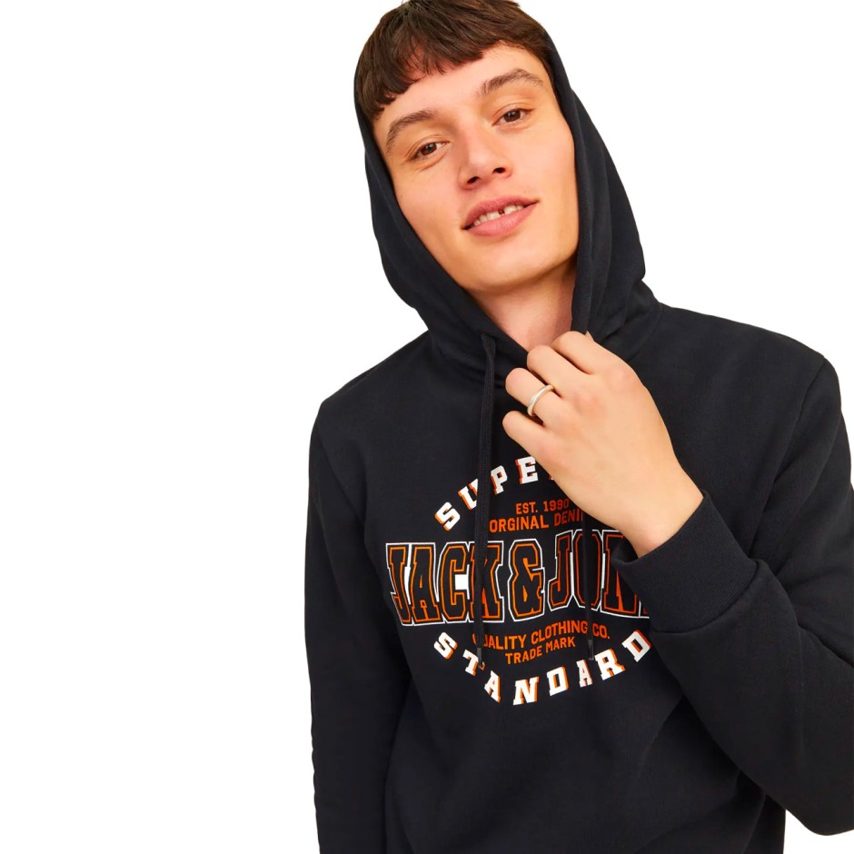 Ανδρικό Φούτερ Μαύρο - Jack & Jones JJelogo
