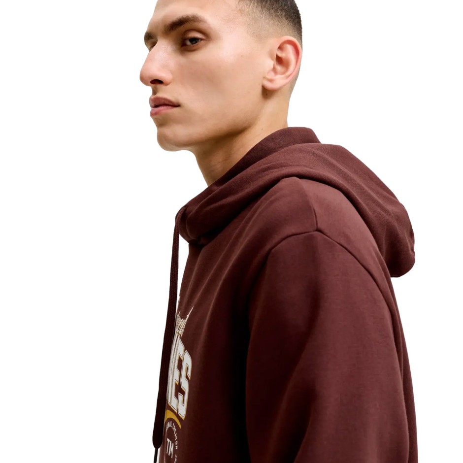 JACK & JONES JJELOGO SWEAT HOOD 2 COL AW SN 12299467-5034182 Καφέ