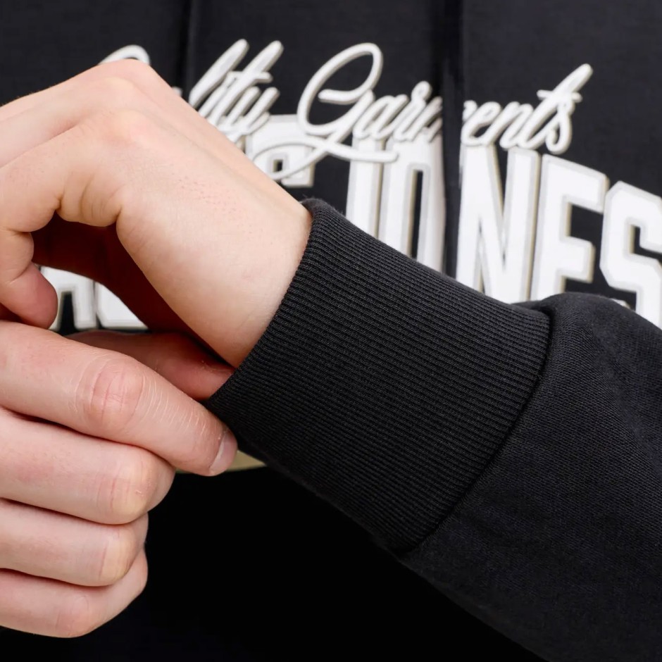 JACK & JONES JJELOGO SWEAT HOOD 2 COL AW SN 12299467-5034180 Μαύρο