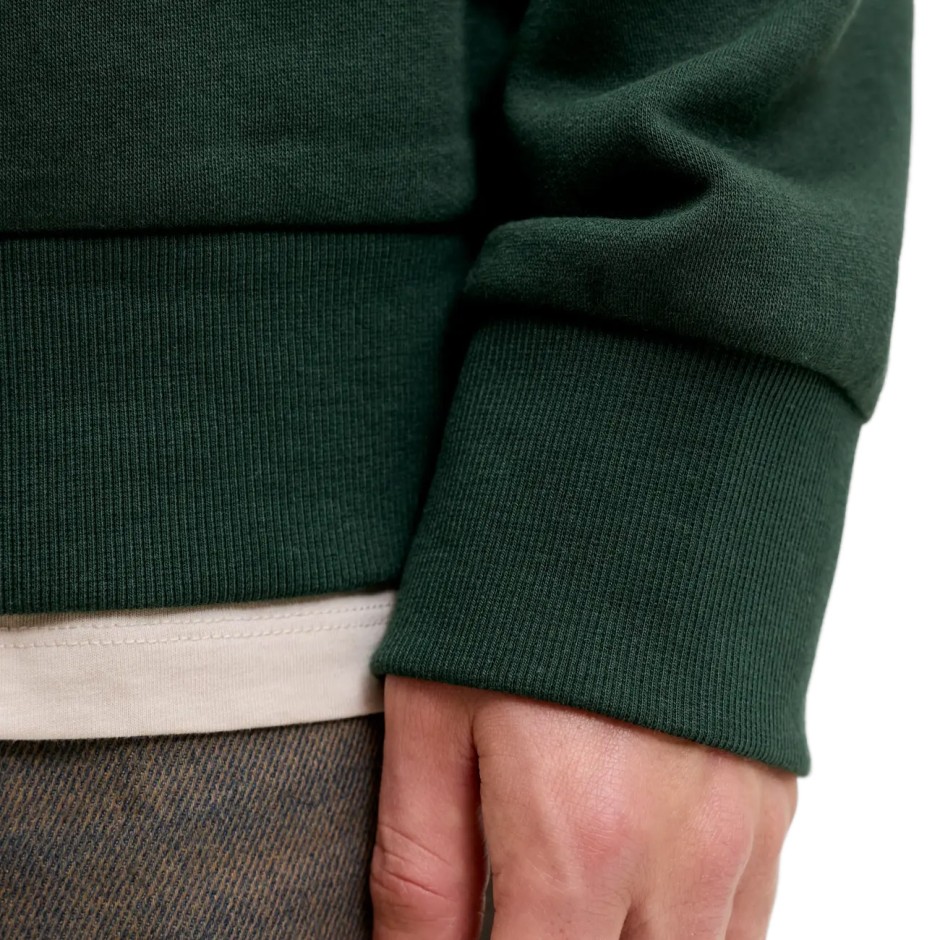 JACK & JONES JJELOGO SWEAT HOOD 2 COL AW SN 12299467-5034185 Πράσινο