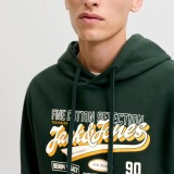 JACK & JONES JJELOGO SWEAT HOOD 2 COL AW SN 12299467-5034185 Πράσινο Εικόνα 3