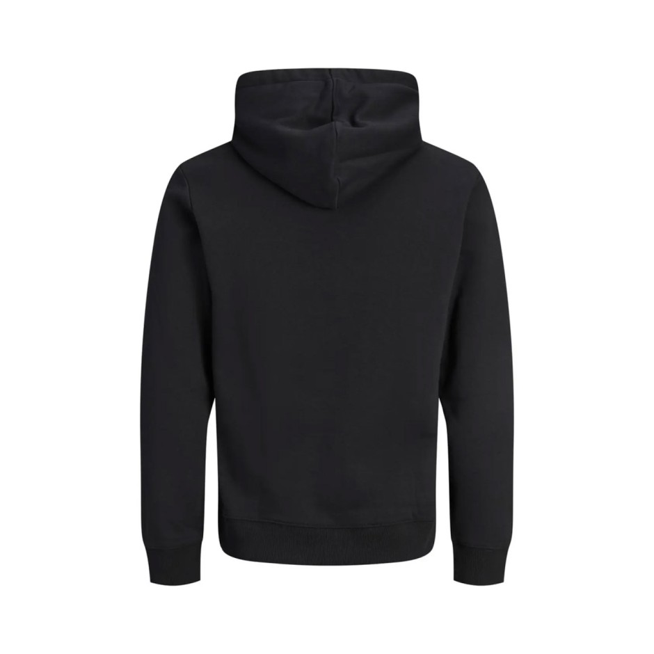 JACK & JONES JJAERO SWEAT HOOD 12298491-5024830 Μαύρο