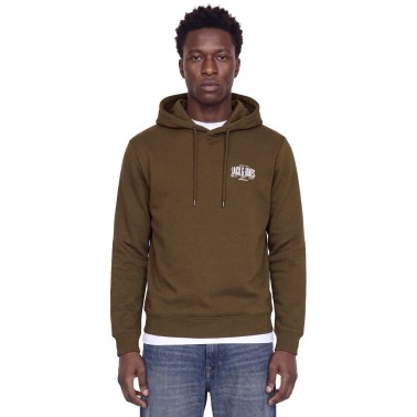Men's Hoodie Brown - Jack & Jones JJaero