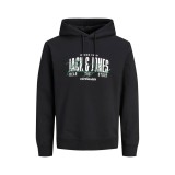 Ανδρικό Φούτερ Μαύρο - Jack & Jones JJaero Εικόνα 