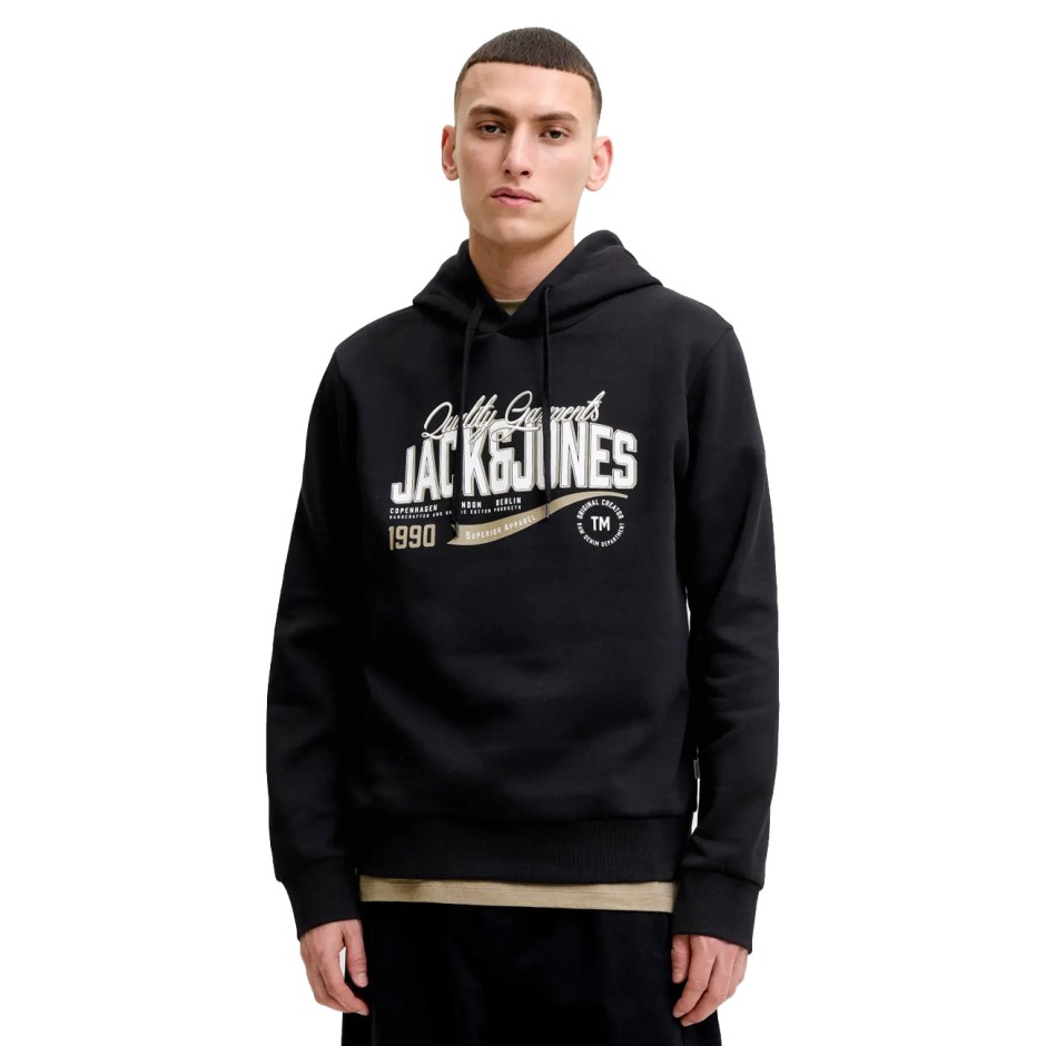 Ανδρικό Φούτερ Μαύρο - Jack & Jones JJelogo