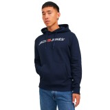 JACK & JONES JJECORP OLD LOGO SWEAT HOOD NOOS 12137054-2779033 Blue Image 
