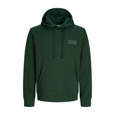 Men's Hoodie Green - Jack & Jones JJecorp Logo