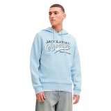 JACK & JONES JJELOGO SWEAT HOOD 2 COL 25/26 NOOS 12279649-4913960 Siel Image 
