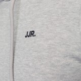 JJ REBEL  LOGO SWEAT HOOD 12263852-LIGHT GREY MELANGE Grey Image 1