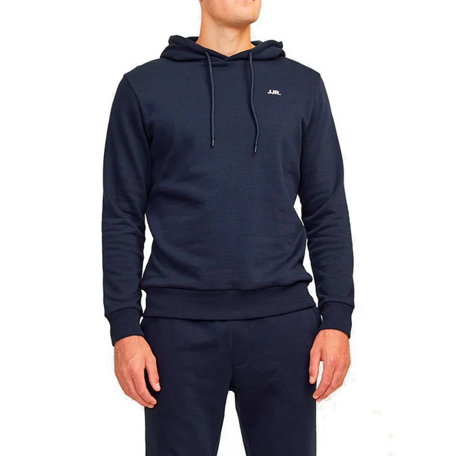 JJ REBEL  LOGO SWEAT HOOD 12263852-SKY CAPTAIN Blue