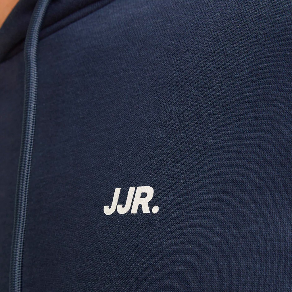 JJ REBEL  LOGO SWEAT HOOD 12263852-SKY CAPTAIN Blue