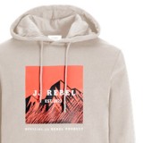 JJ REBEL RAVEN SWEAT HOOD 12266380-MOONBEAM Grey Image 0