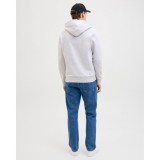 JJ REBEL RAVEN SWEAT HOOD 12266380-WHITE MELANGE White Image 0