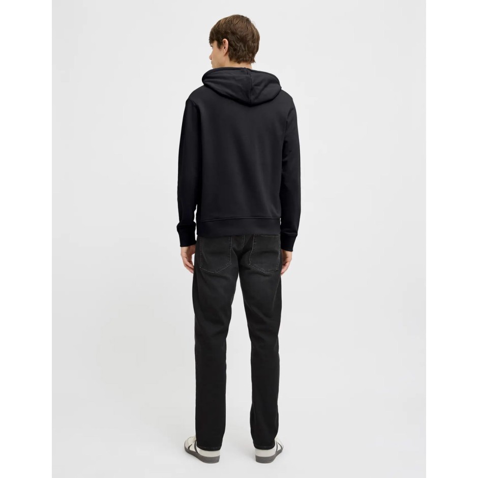 JJ REBEL JEANS PRINT SWEAT HOOD SN 12268879-BLACK Black