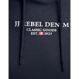 JJ REBEL JEANS PRINT SWEAT HOOD SN 12268879-SKY CAPTAIN Blue Image 2