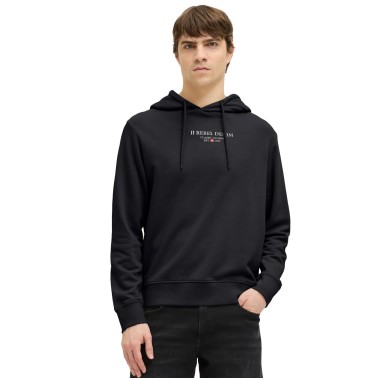 Men's Hoodie Black - JJ Rebel Jeans