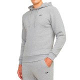 JJ REBEL  LOGO SWEAT HOOD 12263852-LIGHT GREY MELANGE Grey Image 