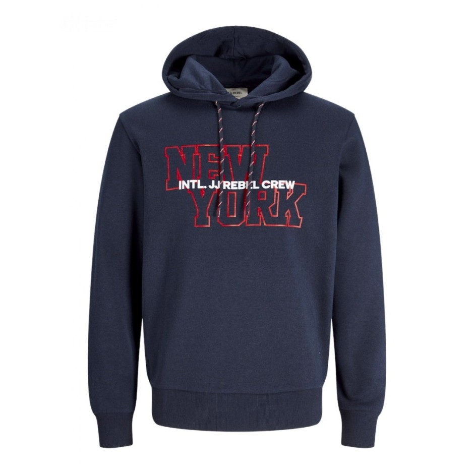 JJ REBEL JREBOWEN SWEAT HOOD 12266368-SKY CAPTAIN Blue