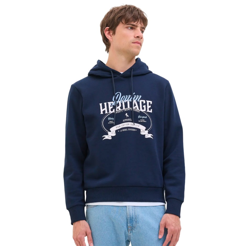 JJ REBEL JREBLASSE SWEAT HOOD 12279395-SKY CAPTAIN Blue