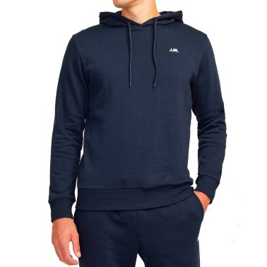 JJ REBEL  LOGO SWEAT HOOD 12263852-SKY CAPTAIN Blue