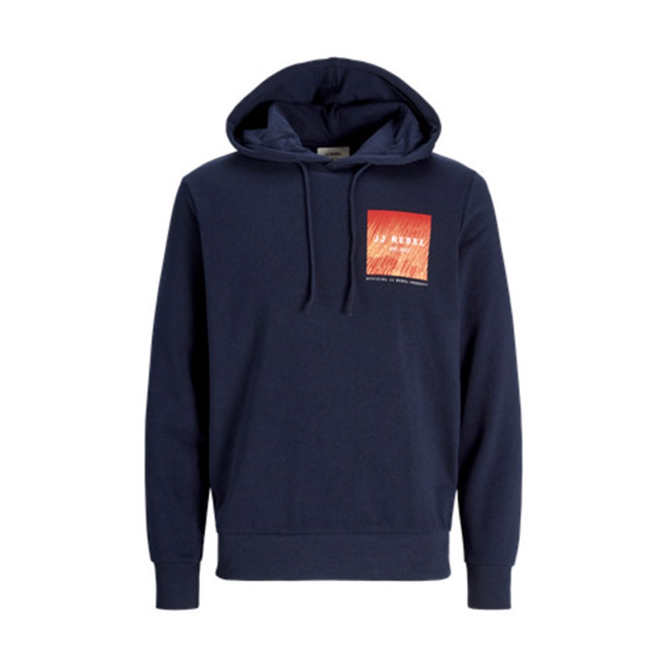 JJ REBEL RAVEN SWEAT HOOD 12266380-SKY CAPTAIN Μπλε