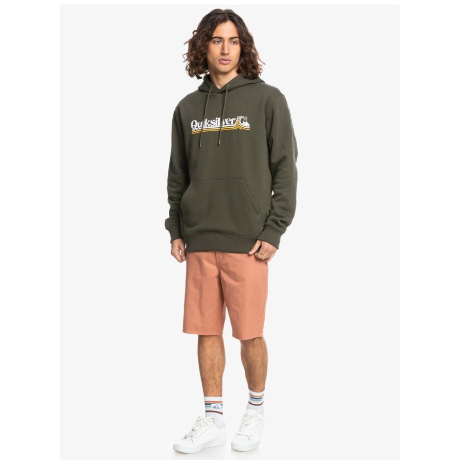 QUIKSILVER ALL LINED UP HOOD EQYFT04668-CRE0 Κhaki