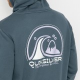 Quiksilver Clean Circle Ανθρακί - Ανδρική Μπλούζα Φούτερ Εικόνα 2