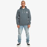Quiksilver Clean Circle Ανθρακί - Ανδρική Μπλούζα Φούτερ Εικόνα 4