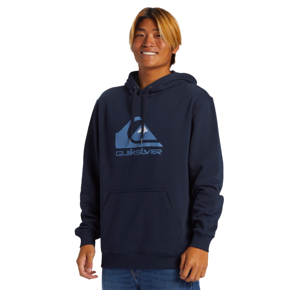 QUIKSILVER BIG LOGO HOODIE AQYFT03356-KTP0 Blue