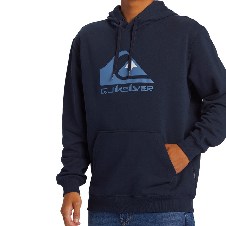 QUIKSILVER BIG LOGO HOODIE AQYFT03356-KTP0 Blue