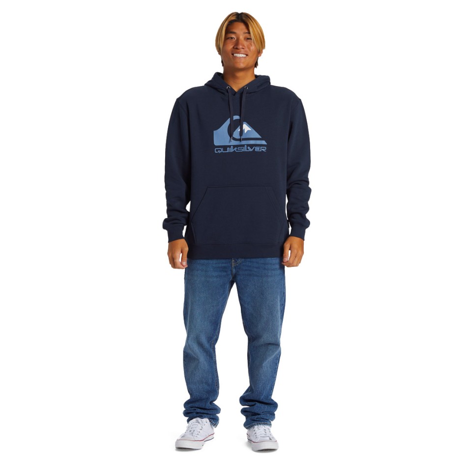 QUIKSILVER BIG LOGO HOODIE AQYFT03356-KTP0 Blue
