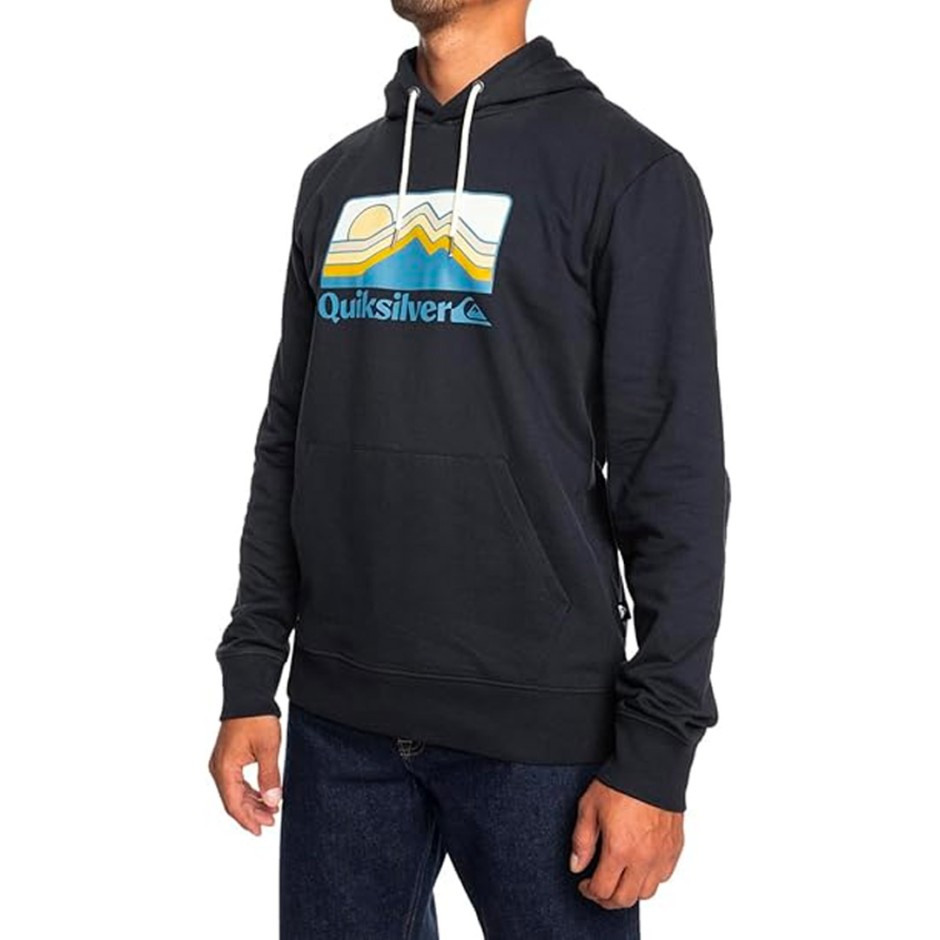 QUIKSILVER QS GRADIENT MOUNTAINS HOODIE EQYSF03153-KVJ0 Black