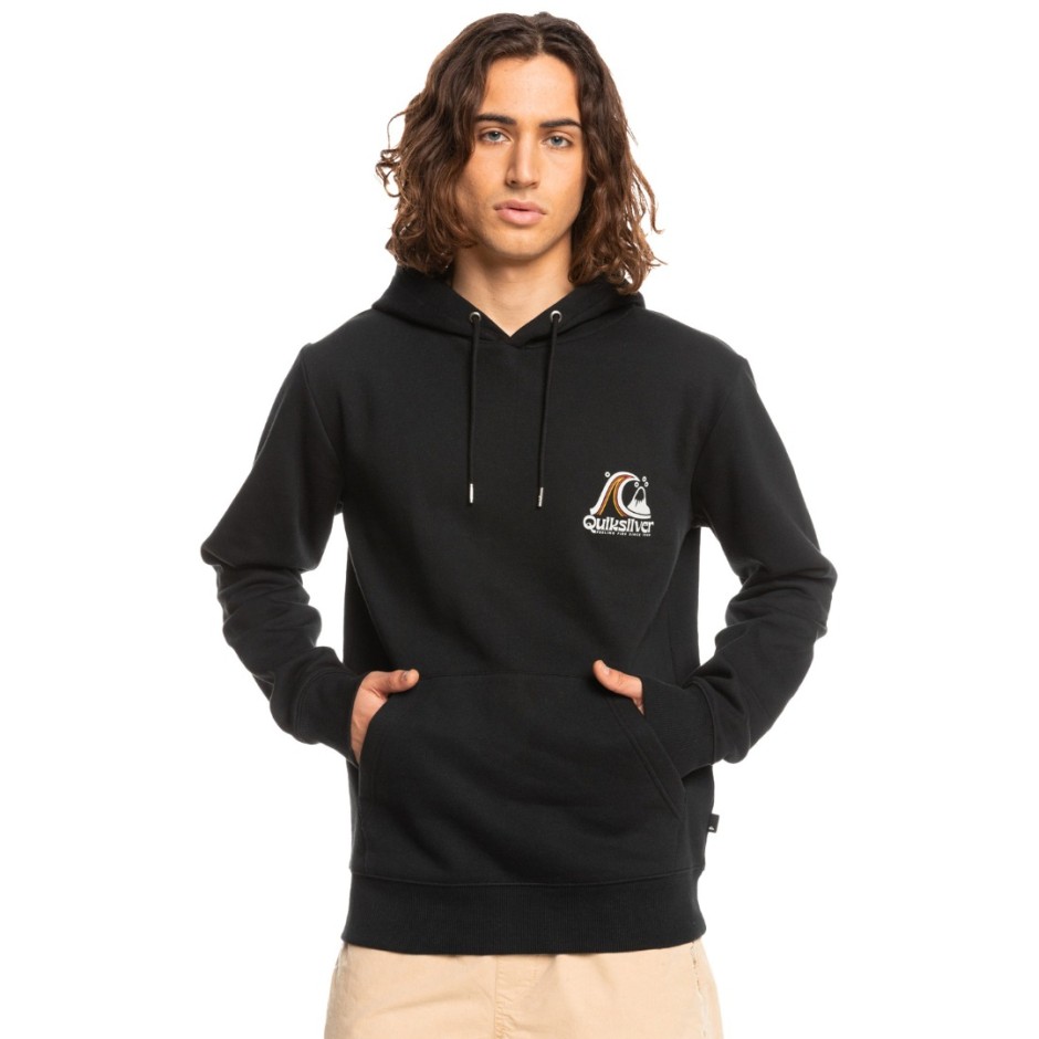 QUIKSILVER ROLLING CIRCLE HOOD EQYFT04669-KVJ0 Black